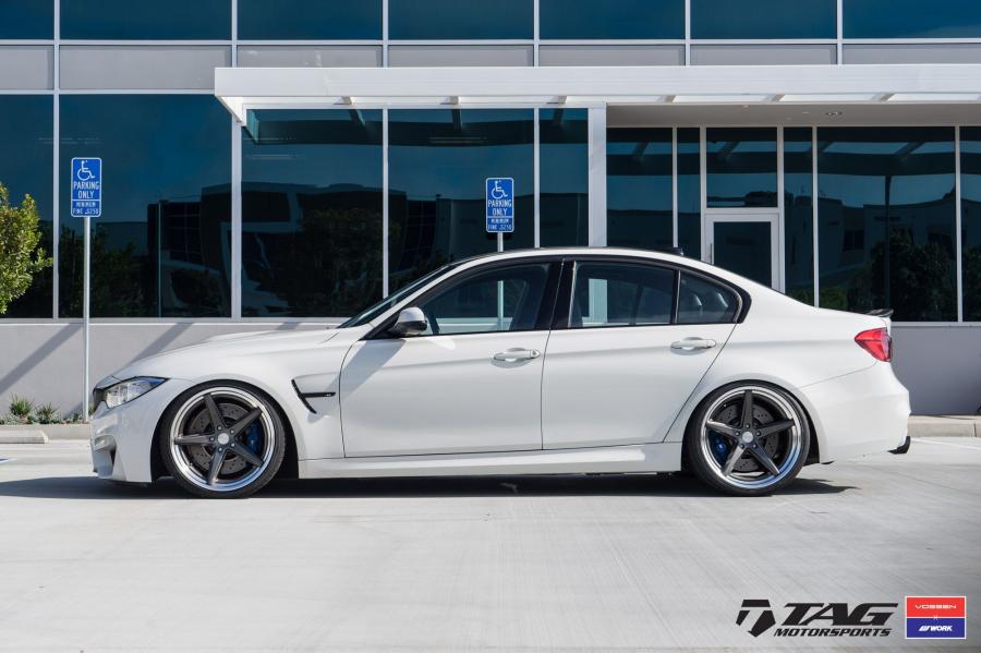  BMW M3 Sedan on Vossen Wheels (VWS-3) 2016 года  (фото 8 из 16)